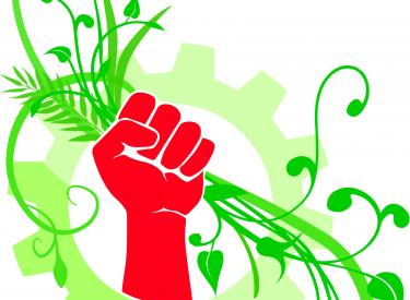ecosocialism fist