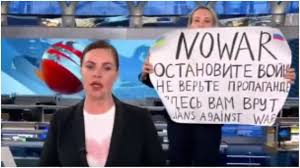 Russian TV protest 2